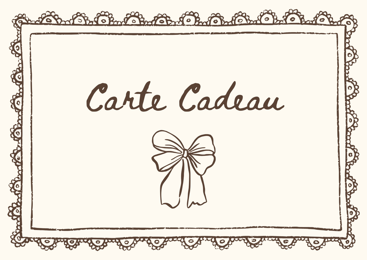 E-CARTE CADEAU